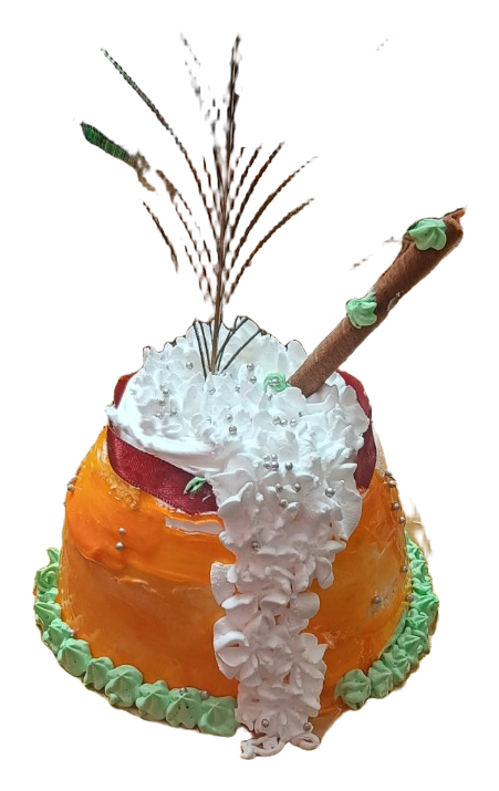 A reviewed food photograph assigned to decorated cakes from visible appearance.