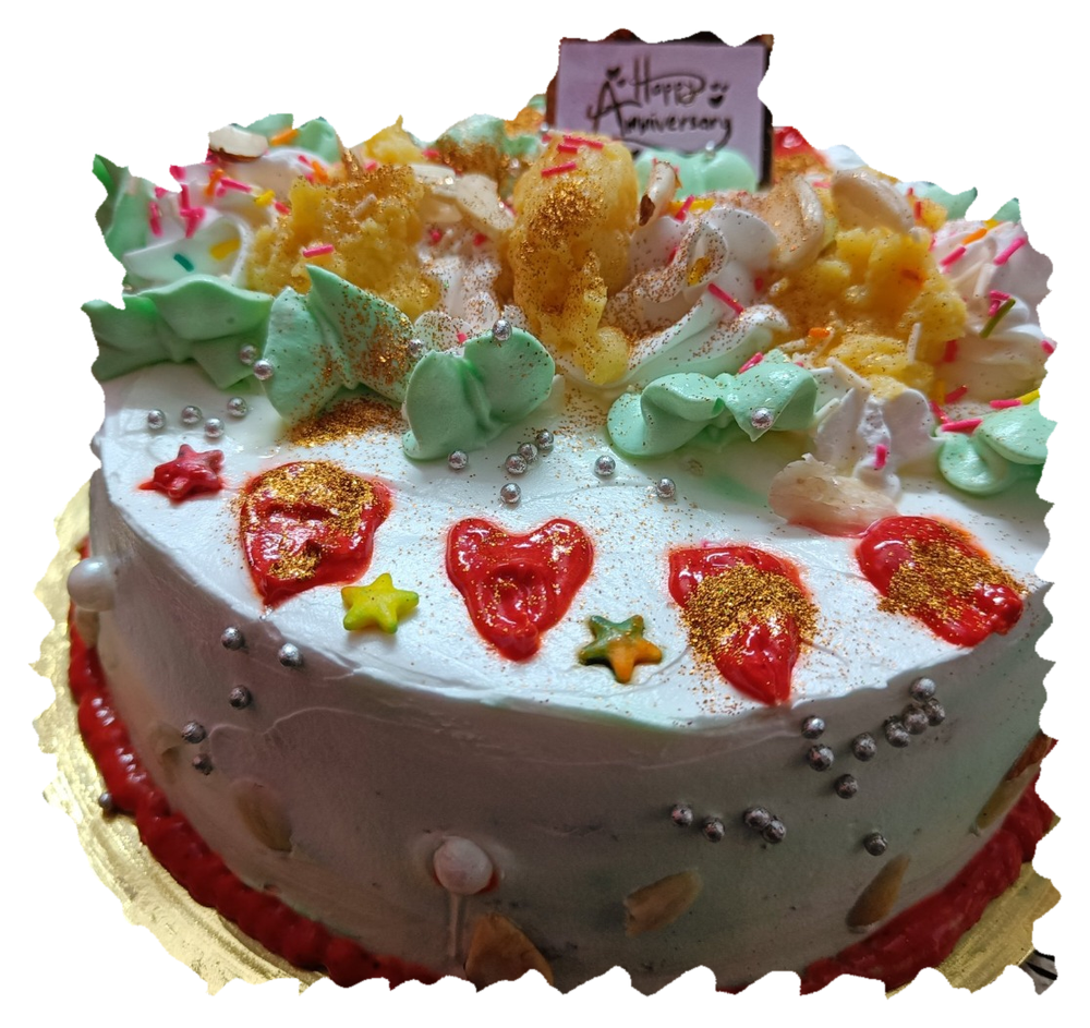 A reviewed food photograph assigned to birthday cakes from visible appearance.