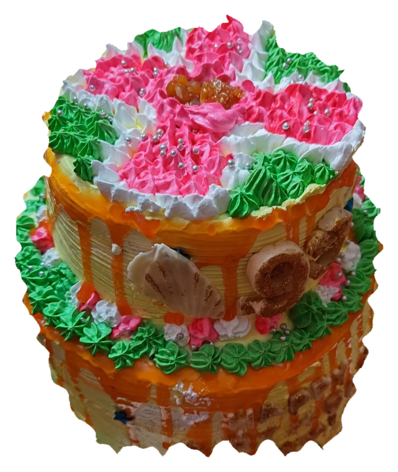 A reviewed food photograph assigned to decorated cakes from visible appearance.
