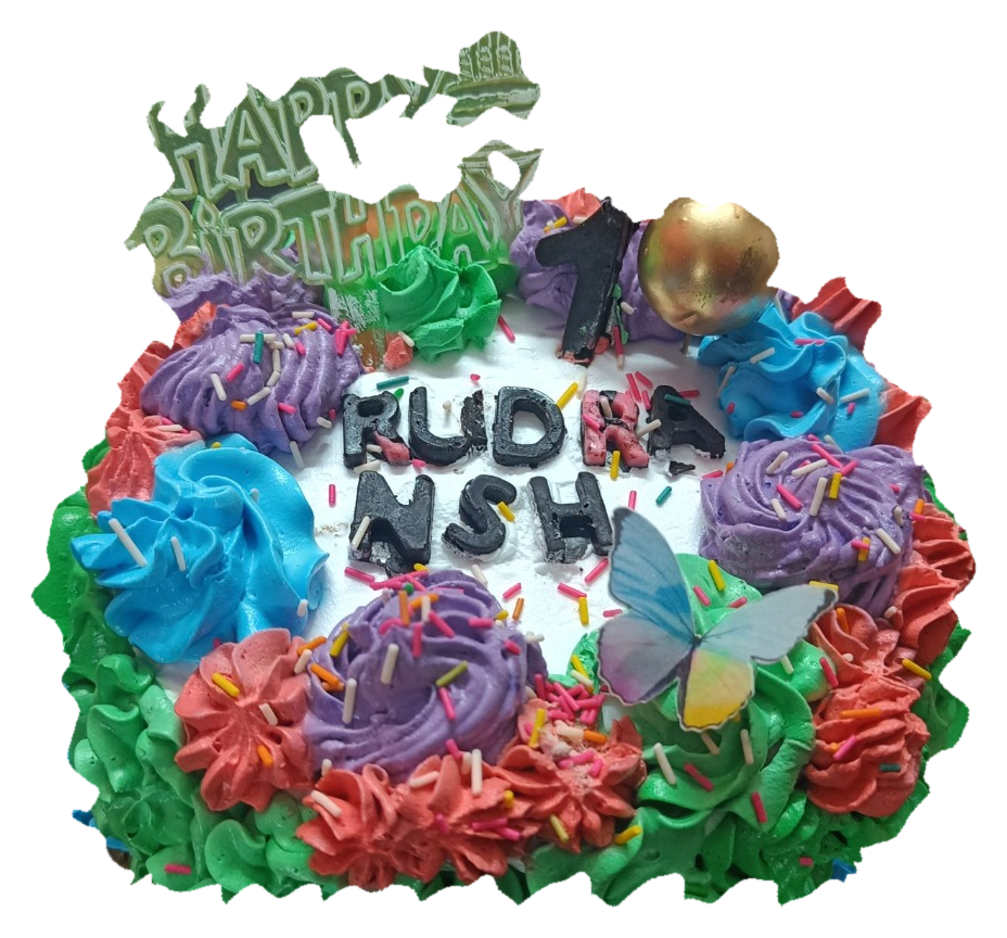 A reviewed food photograph assigned to birthday cakes from visible appearance.